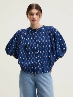 Ink Cropped Blouse