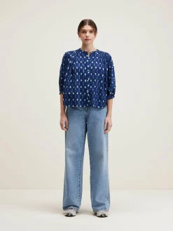Ink Cropped Blouse