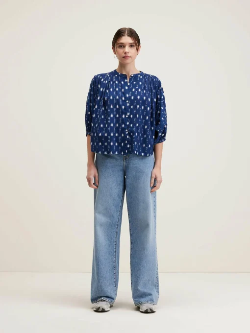Ink Cropped Blouse