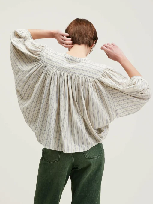 Ink Cropped Blouse