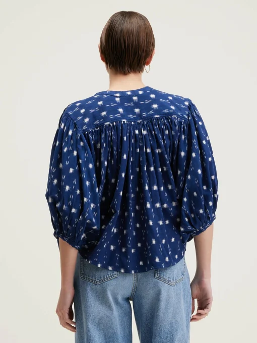 Ink Cropped Blouse