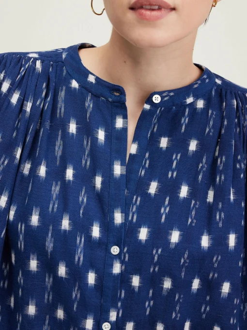 Ink Cropped Blouse