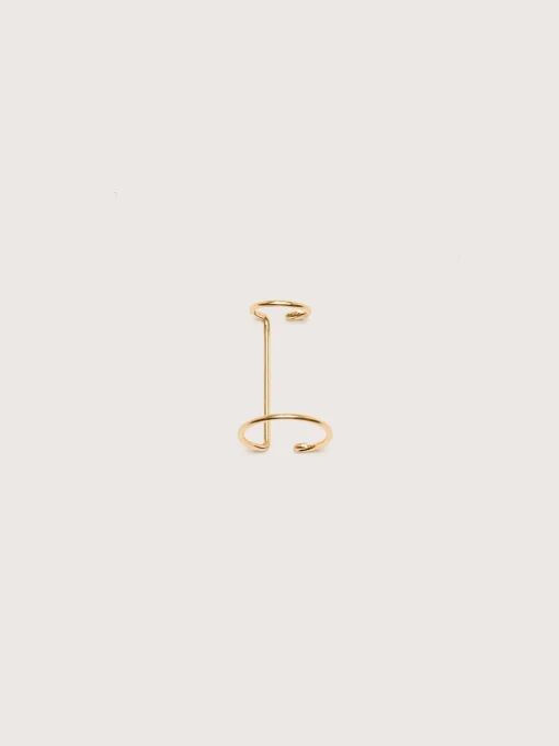 YAY Double Helix Linker Ear Cuff